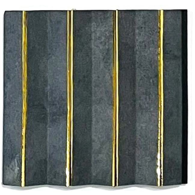 Trinox Decorative Charcoal Louvers IV 908 Text Selection Wall Panel