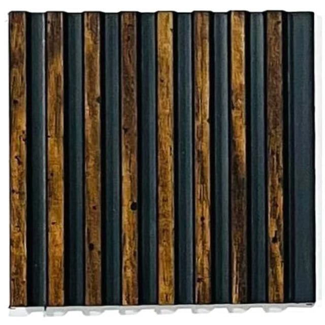 Trinox Decorative Charcoal Louvers IV 905 Text Selection Wall Panel