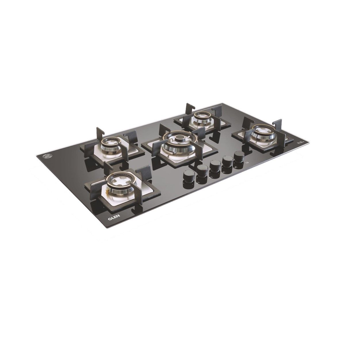 GLEN Built in Hob 1095 SQ Double Brass TR