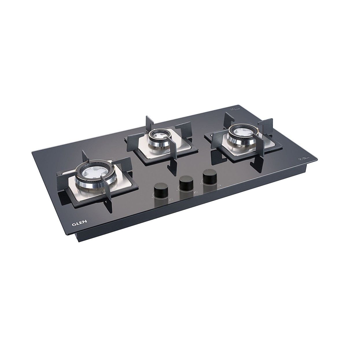 GLEN Built in Hob 1073 SQ HT Double Brass
