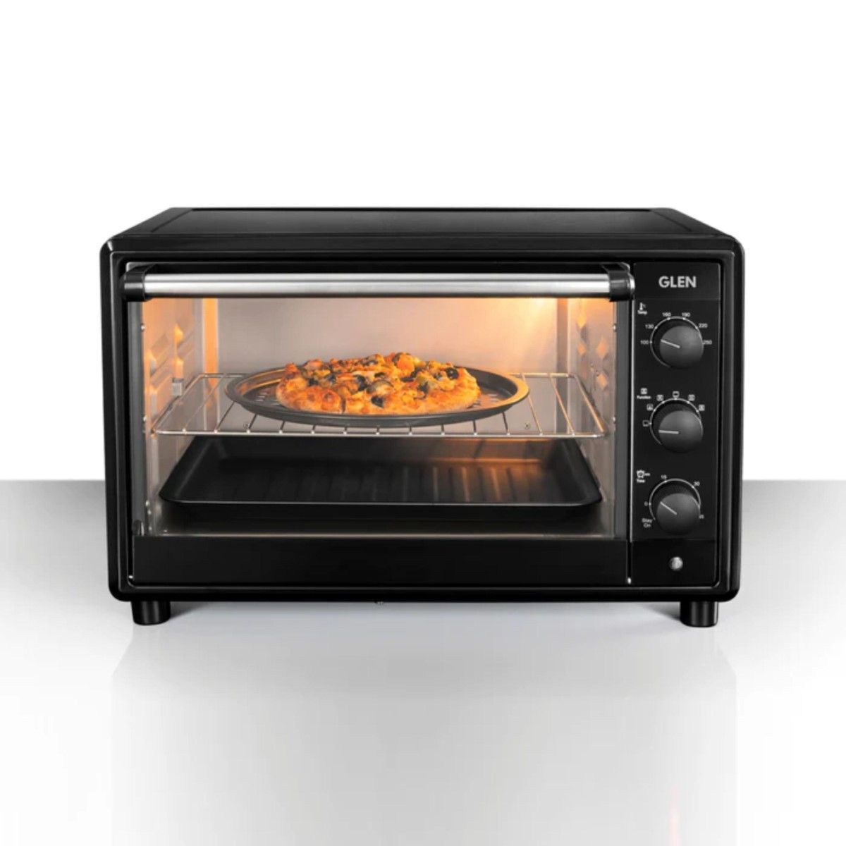 GLEN SA 5035 Oven Toaster Grill Rot+Con Black
