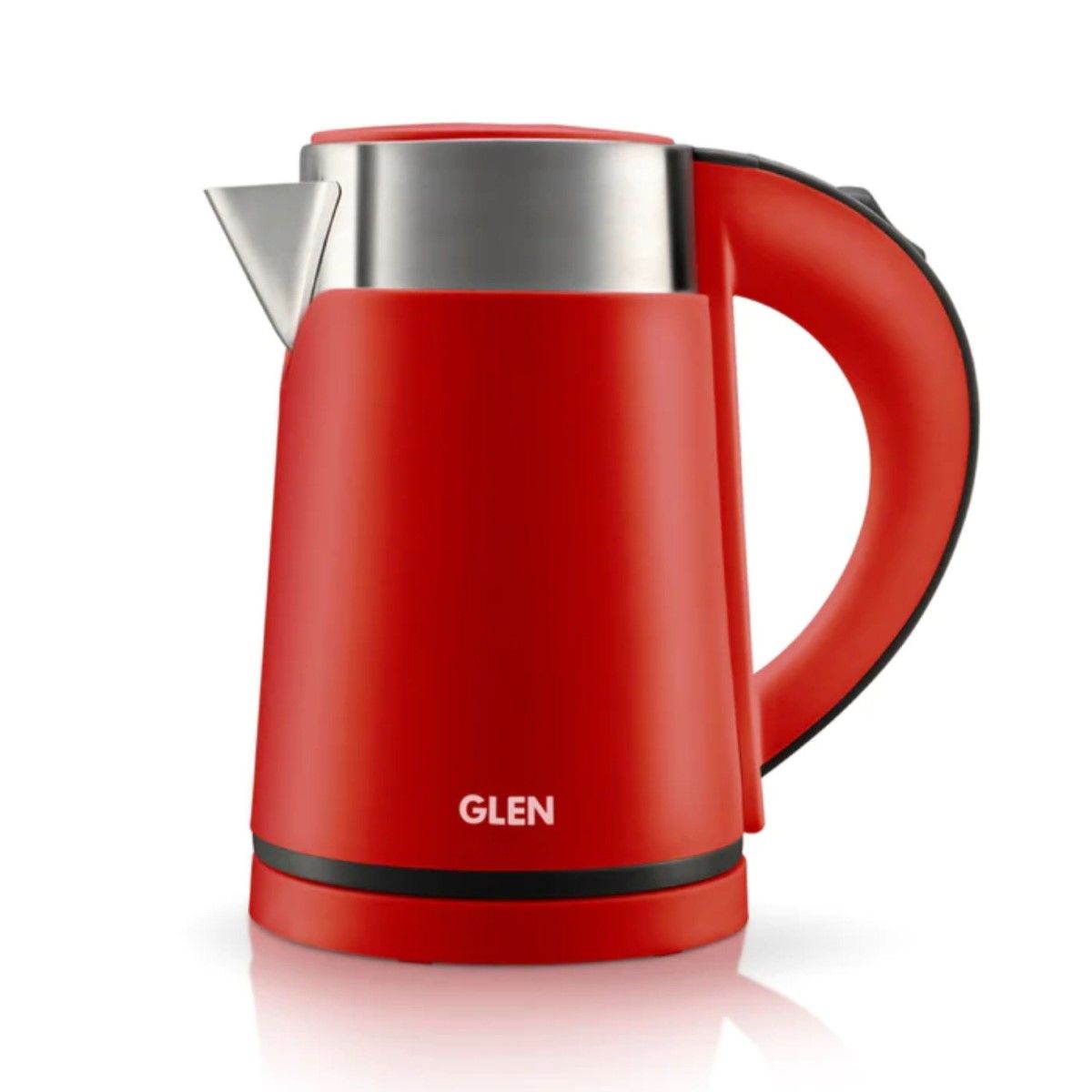 GLEN SA 9004 Electric Kettle Red 0.8 Ltr 800W