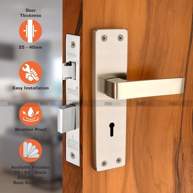 DUKE Mortice Door Lock Set 652 SS KY