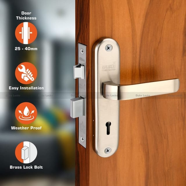 DUKE Mortice Door Lock Set 1008 SS KY