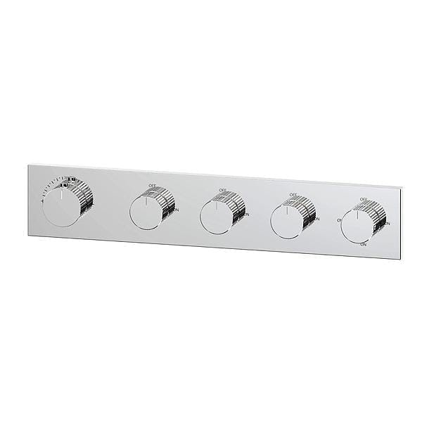 Grotto 6 Way Thermostatic valumn Control Trim Set