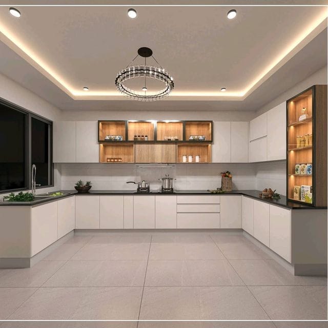 Modular Kitchen C Shape