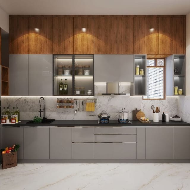 Modular Kitchen Straight
