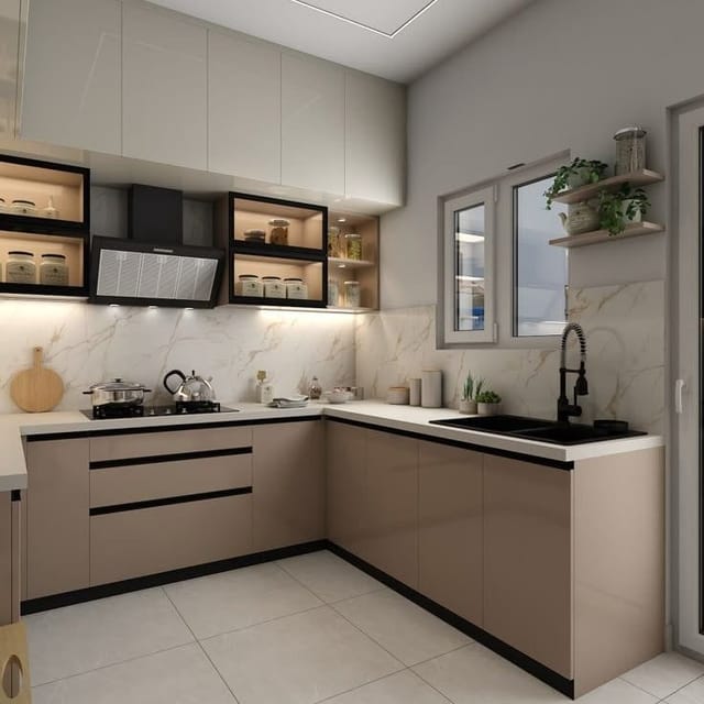 Modular Kitchen L Shape