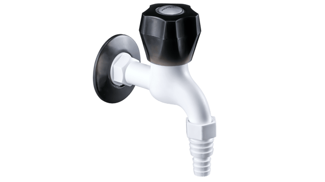Prabhat Marvel Nozzle Bib Cock - BLACK