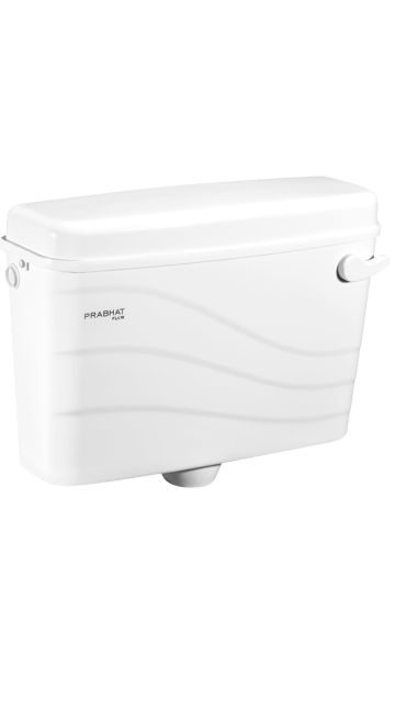 Prabhat Tide Flushing Cistern (Single Flush) - WHITE