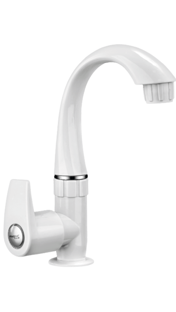 Prabhat Dove Swan Neck (S) Spout - WHITE
