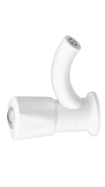 Prabhat Turbo Pillar Cock - WHITE