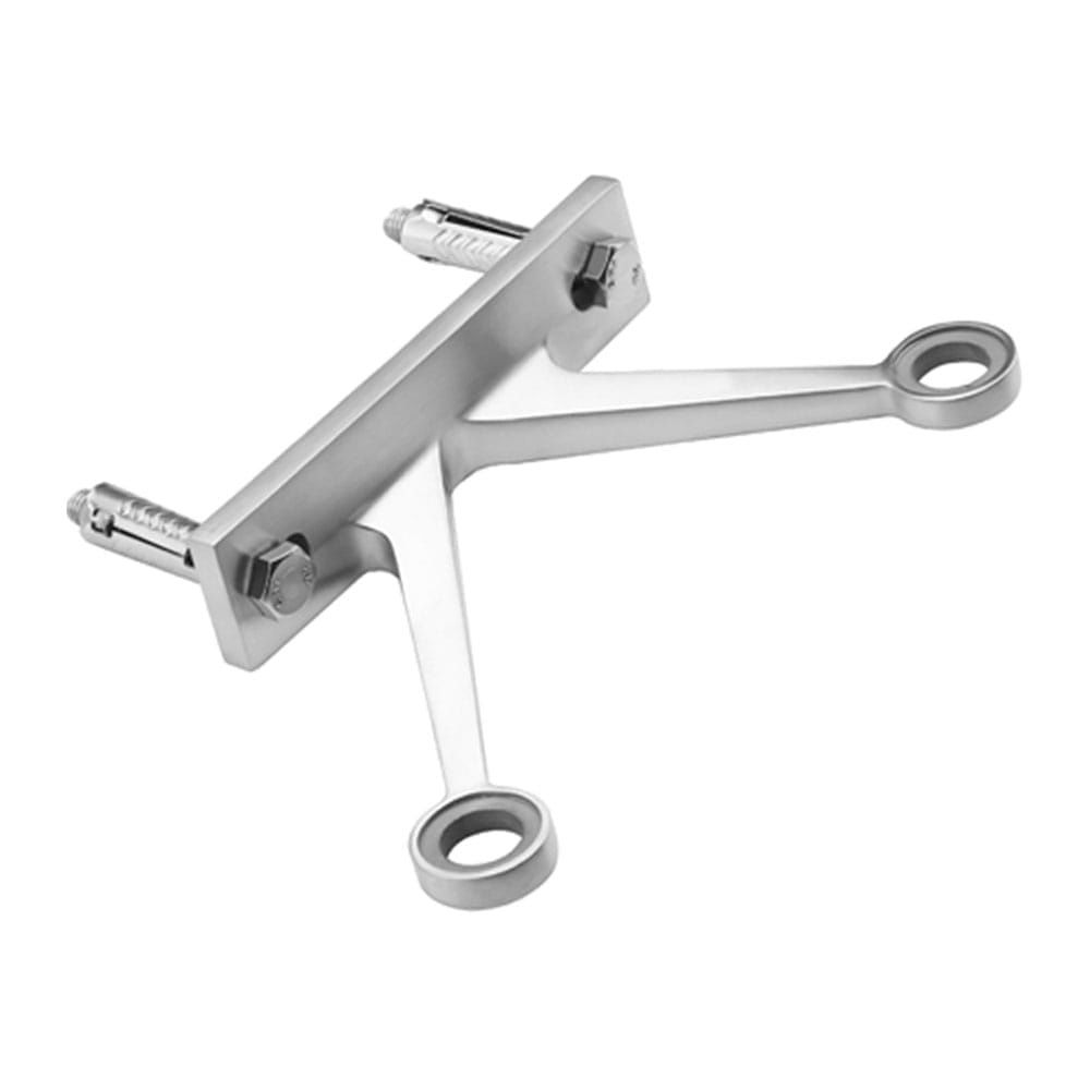 Enox  2 WAY SPIDER FITTING FOR WALL MOUNTING, SS 316