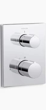 Kohler Autosense Thermostat Rec B&S Round Trim, 20741IN-9FP-AF Kohler Autosense Thermostat Rec B&S Round Trim, 20741IN-9FP-AF