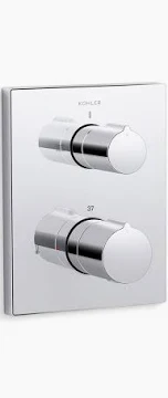 Kohler Autosense Thermostat Rec B&S Round Trim, 20741IN-9FP-AF