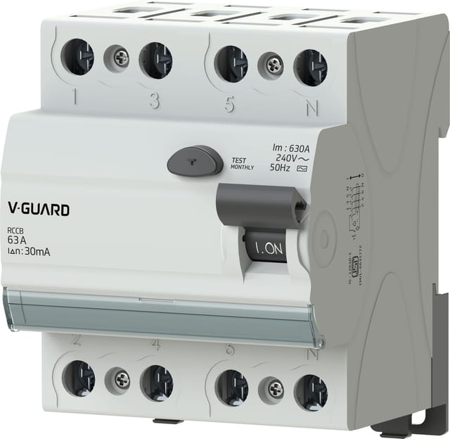 Vguard RCCB 63A FP 300mA INVIDIA