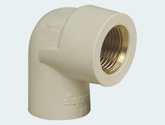 Supreme Female Threaded Elbow (Brass)
