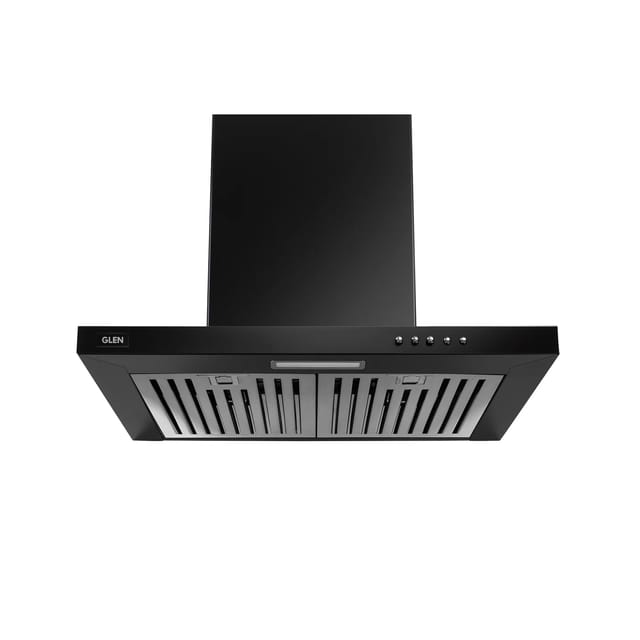 GLEN Electric Kitchen Chimney, T Shape Baffle filters 60cm 1000 m3/h -Black