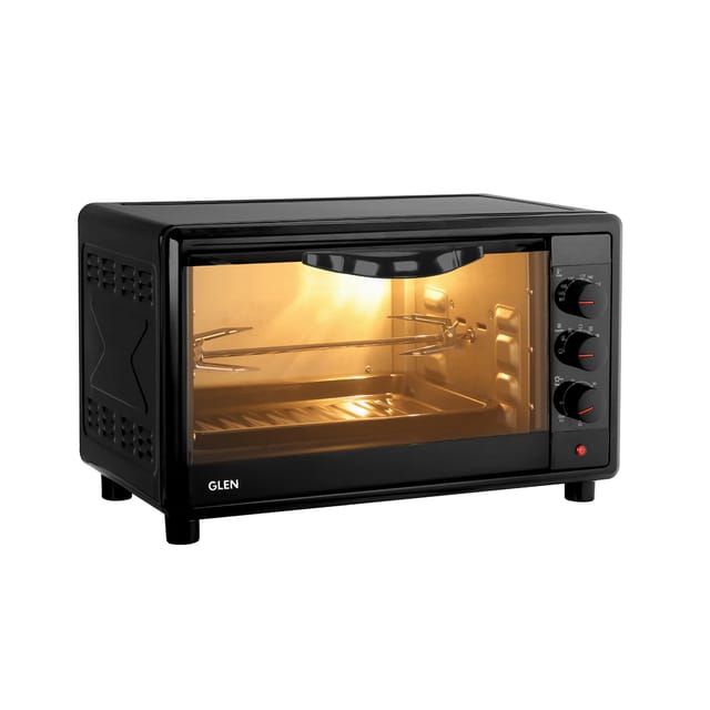 GLEN Oven Toaster Griller (OTG) - 25 Litre 1700W - Black