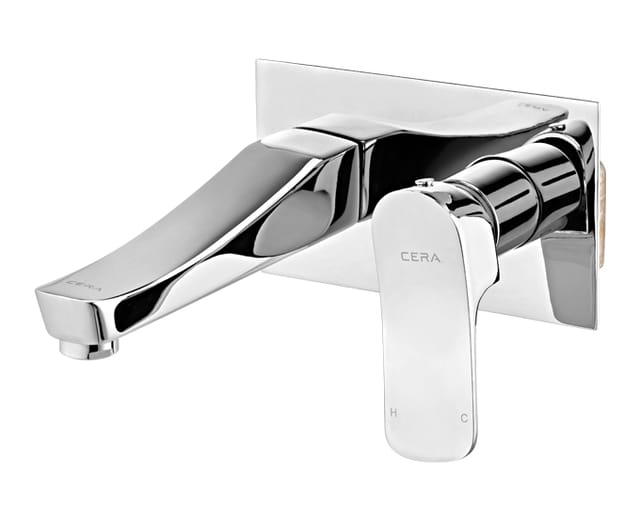 Cera Wall Mounted Single Lever Basin Mixer Consisting of Exposed Part Cera Wall Mounted Single Lever Basin Mixer Consisting of Exposed Part