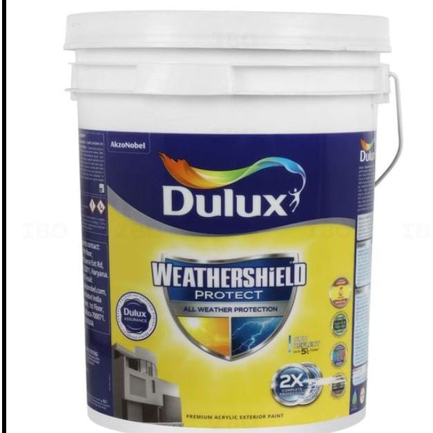 Dulux Weathershield White Paint Can Dulux Weathershield White Paint Can